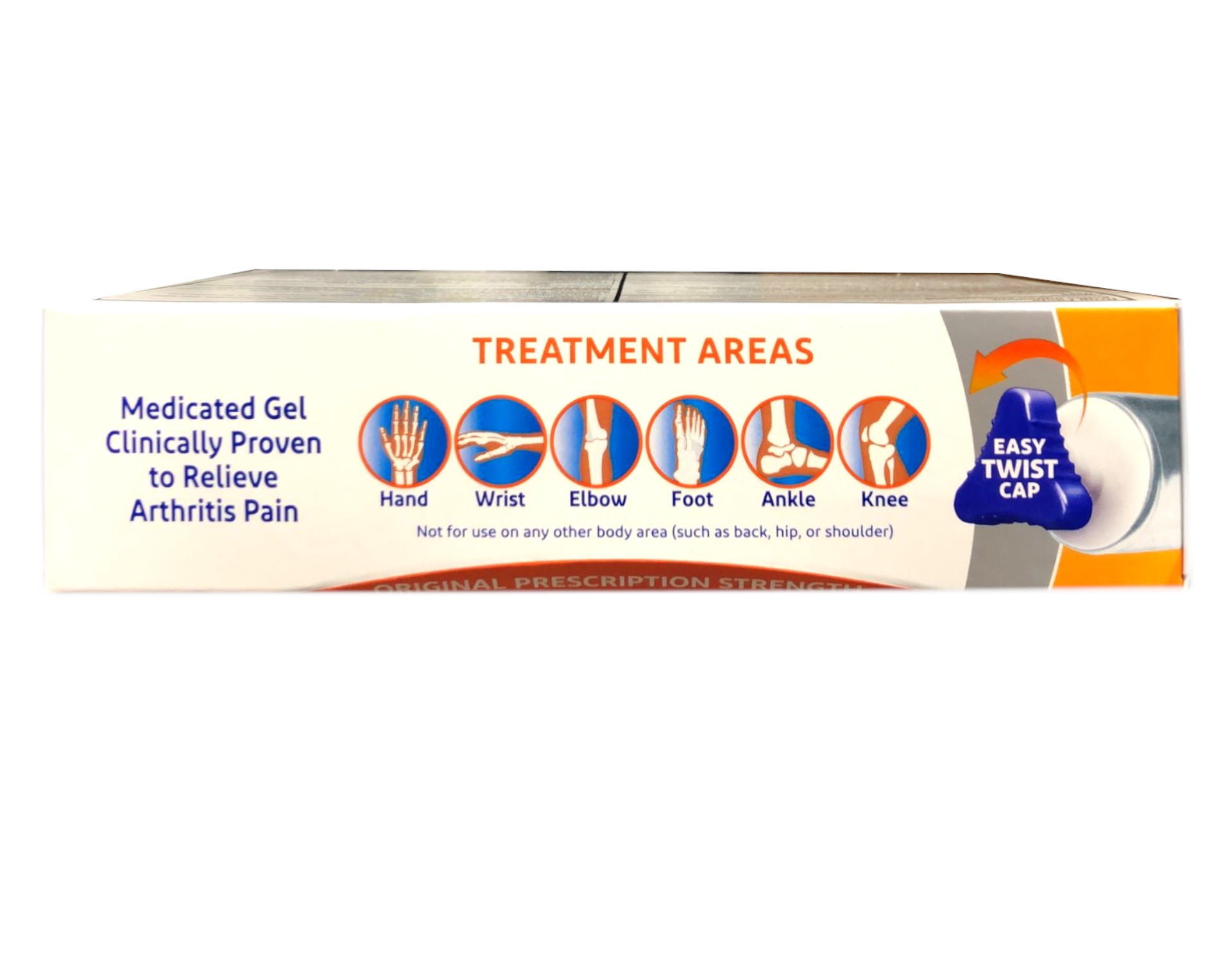 Voltaren Arthritis Pain Relief Gel, Diclofenac Sodium 1% (NSAID), Original Prescription Strength, Twin Value Pack, 2 Tubes 3.53 oz Each (7.06 oz Total)