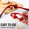 thumbnail image 5 of Zulay Kitchen Garlic Press Set, Easy to Squeeze Garlic Mincer with Peeler & Cleaner, 5 of 9