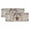 beige, variant on 2 Pack Valances for Windows 42 x 18 Inch, Texas Star Vintage Decorative Kitchen Curtain Valance, Brown Retro Berry Beige Wooden Rod Pocket Short Curtains Window Treatment for Bathroom/Cafe