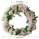thumbnail image 2 of Guirnalda de flores para puerta artificial, oficina en casa, colgante, simulación, decoración floral, banquete de boda, corona de flores falsas, champán AweSitey HA9087-06B, 2 of 6