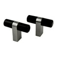thumbnail image 2 of Better Homes & Gardens 2 Pack Matte Black & Satin Nickel Cabinet T-Knobs (4oz), 2 of 8