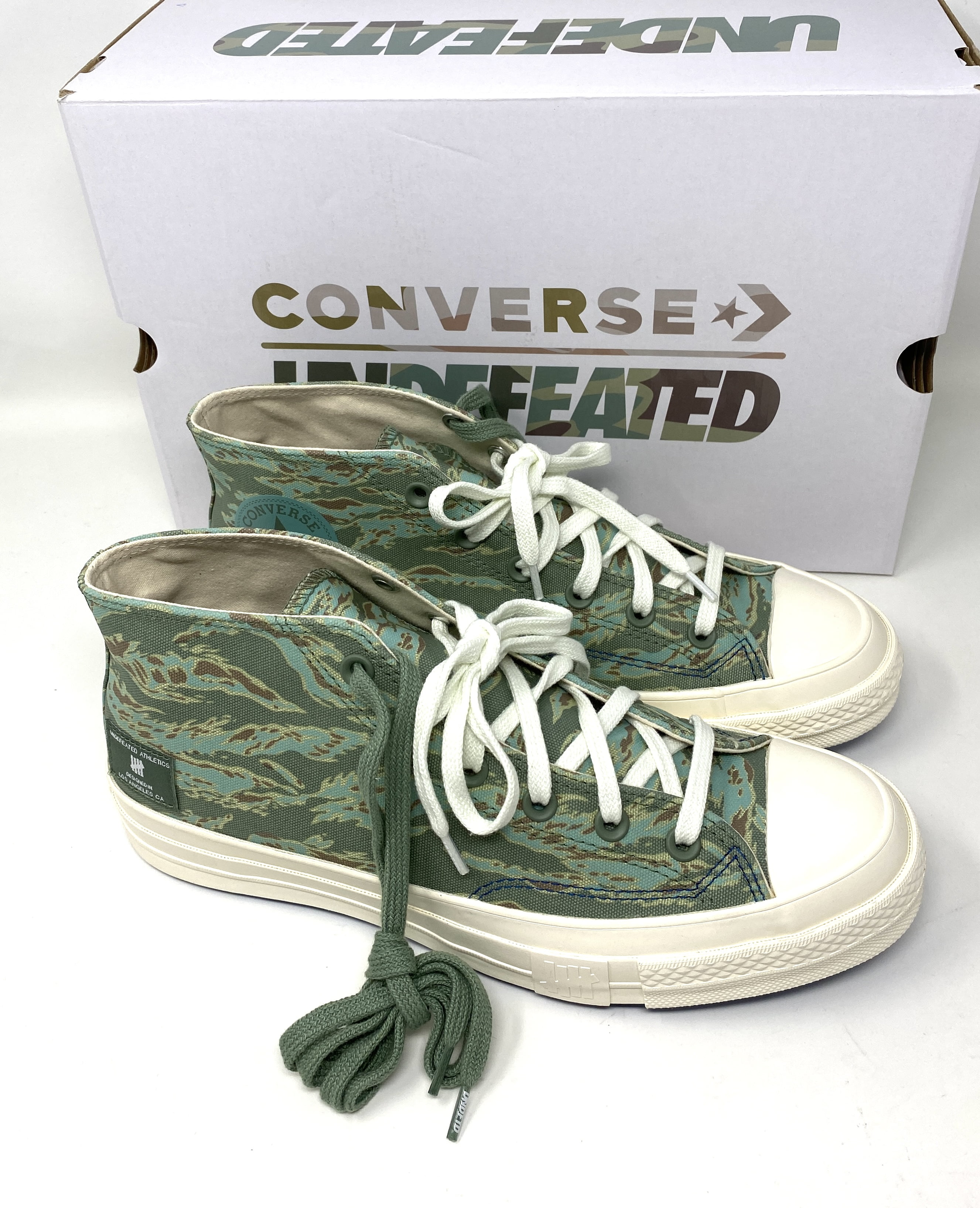 Converse Men's CHUCK 70 MID SEA Spray Fossil Green Canvas Sneakers 172397C  