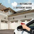 thumbnail image 5 of Universal Garage Door Opener Remote with Visor Clip, for LiftMaster/Chamberlain/Craftsman Door Opener, Suitable for 5 Color Learn Buttons, Work with Security+ 2.0 Code, 2 Pack, 5 of 10