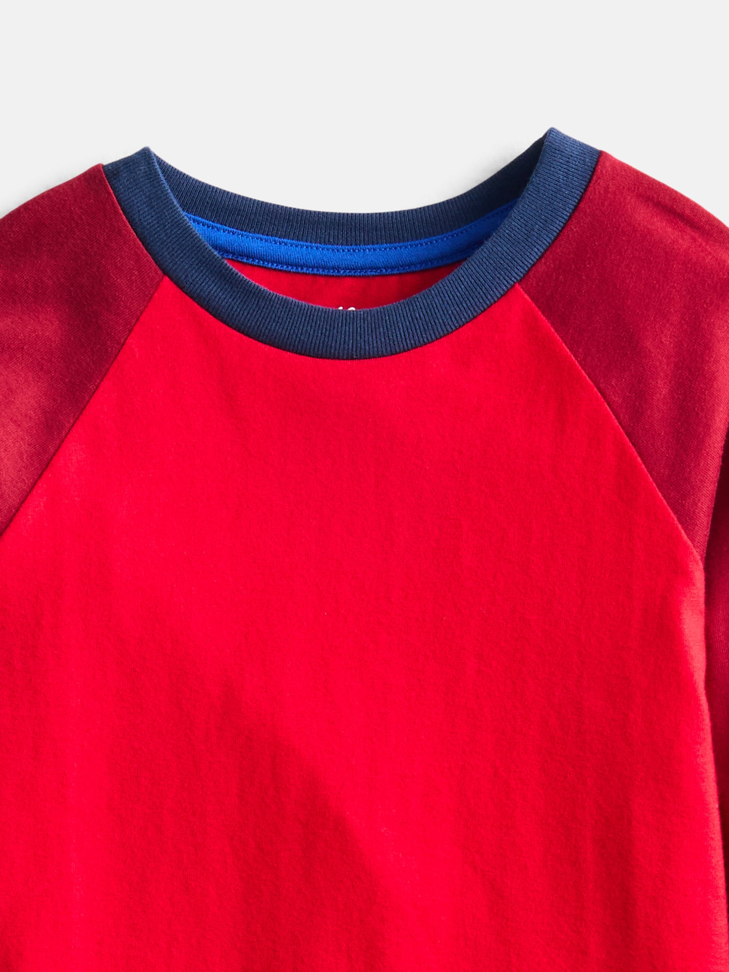 Wonder Natoin Toddler Boys' Colorblocked Tee with Long Raglan Sleeves, Sizes 18M-5T