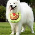 thumbnail image 4 of Pnellth Pet Saliva Bib Adjustable Quick Release Extra Soft Machine Washable Dress-up Polyester Small Medium Dog Saliva Bib Pet Neckerchief, 4 of 7