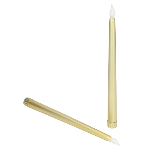 Vela LED, 2 velas LED cónicas, luz de vela electrónica, velas LED cónicas, uso conveniente