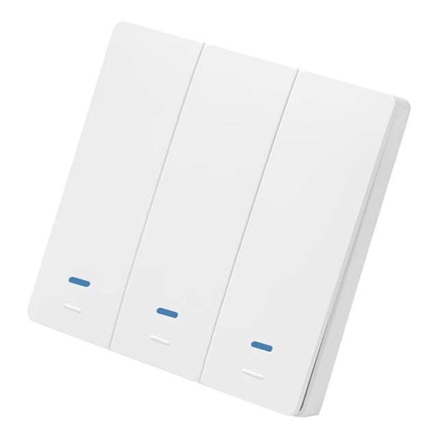 Amdohai Wi-Fi Smart Switch Interrupteur Lumineux Bouton-Poussoir Commande Vocale, Télécommande