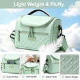 thumbnail image 5 of TNYXORIX Insulated Lunch Bag for Women Men,Reusable Large Lunch Box Bags for Adult,Freezable Cute Cooler Cooling Tote Bag for Work Office Picnic Beach with Adjustable Shoulder Strap-Green, 5 of 8