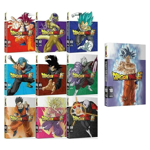 Dragon Ball Super: The Complete Series Season 1-10[DVD][20 Discs,Action, Science Fiction]
