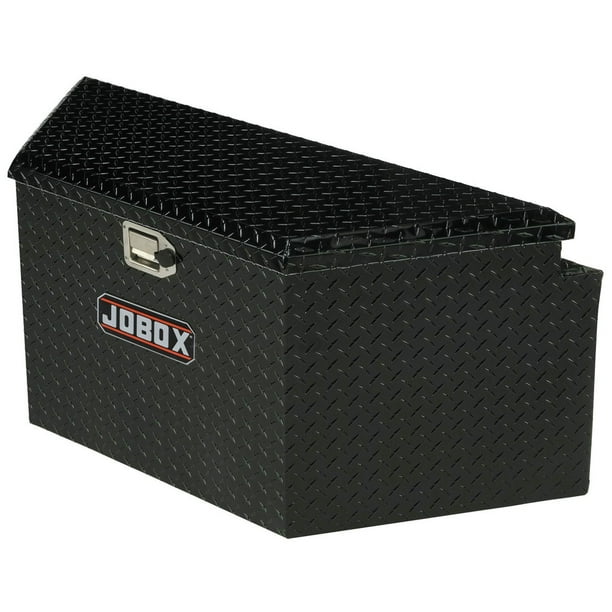 JOBOX 415002D 33 in. Long Aluminum Trailer Tongue Box - Black - Walmart ...