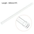 thumbnail image 2 of Uxcell Rigid Round Tubing Plastic Tube 6mm x 8mm, 2 of 5