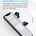 thumbnail image 6 of Wireless Bluetooth 5.0 Earphones TWS Wireless Headphone HIFI In ear Earbuds Sport Running Headset with Mic 3500mAh charging box, 6 of 7