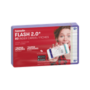 FLASH 2.0 Index Cards 3"x5" 80ct Violet Purple