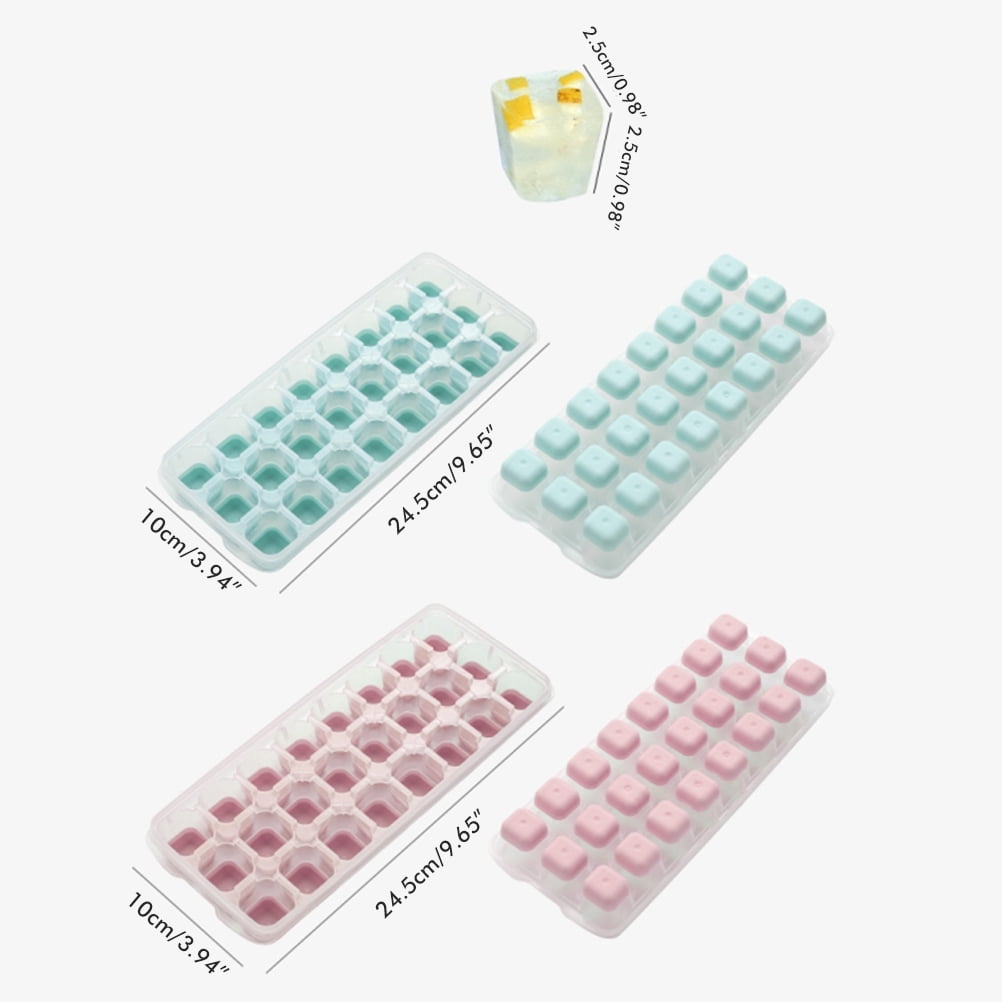 Covered Ice Trays 24 Grid Ice Tray With Lid Covered Ice Trays No Spill