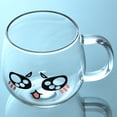 thumbnail image 2 of Coofit Tasse à Espresso 5,07 Oz Expression Créative Mignonne Verre à Espresso Verre à Café Tasse à Thé, 2 of 10