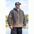 thumbnail image 6 of Frogg Toggs Men's Java Toadz 2.5 Rain Jacket, Black/Electric Blue Zips, Size Small, 6 of 7