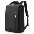 thumbnail image 1 of Mochila para portátil HOMIEE, delgada y duradera, de 17 pulgadas con puerto USB, negra, 1 of 7
