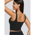 thumbnail image 2 of Women Cropped Tank Tops Sleeveless Square Neck Tanks Basic Crop Tops, 2 of 4