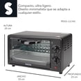 thumbnail image 2 of Horno Eléctrico de Convección Tostador De 7L Hornito Te Permiten Asar, Gratinar, Dorar y Tostar; Incluye Parrilla Y Bandeja Convección Envolvente Temporizador Con Sistema De Apagado Automático, 2 of 8