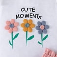 thumbnail image 6 of SILVERCELL 6M-3T Toddler Baby Girls Flower Outfit Flower&Letter Print Short Sleeeve Tops T-Shirt + Button Skirt Dress Shorts Summer Two Piece Clothes Set, 6 of 9