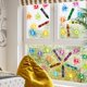 thumbnail image 5 of 2 pcs Wall Decals Crayons Wall Decals Wall Decals for Bedroom Living Room Wall TV Decoration, 5 of 5