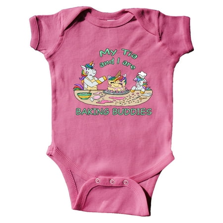 

Inktastic My Tia and I are Baking Buddies Gift Baby Boy or Baby Girl Bodysuit