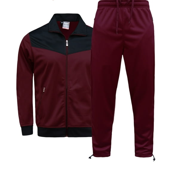 MEN CLASSIC ACTVEWEAR OPEN-BOTTOM TRACKSUITS W/DRAWSTRING'S SMALL UPTO 6X