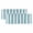Aqua, variant on Beige Striped Valances for Windows, Modern Farmhouse Beige White Stripes Light Filtering Kitchen Curtains, Rod Pocket Window Valance Curtains for Living Room Bedroom, 42" W x 18" L, 2 Panels