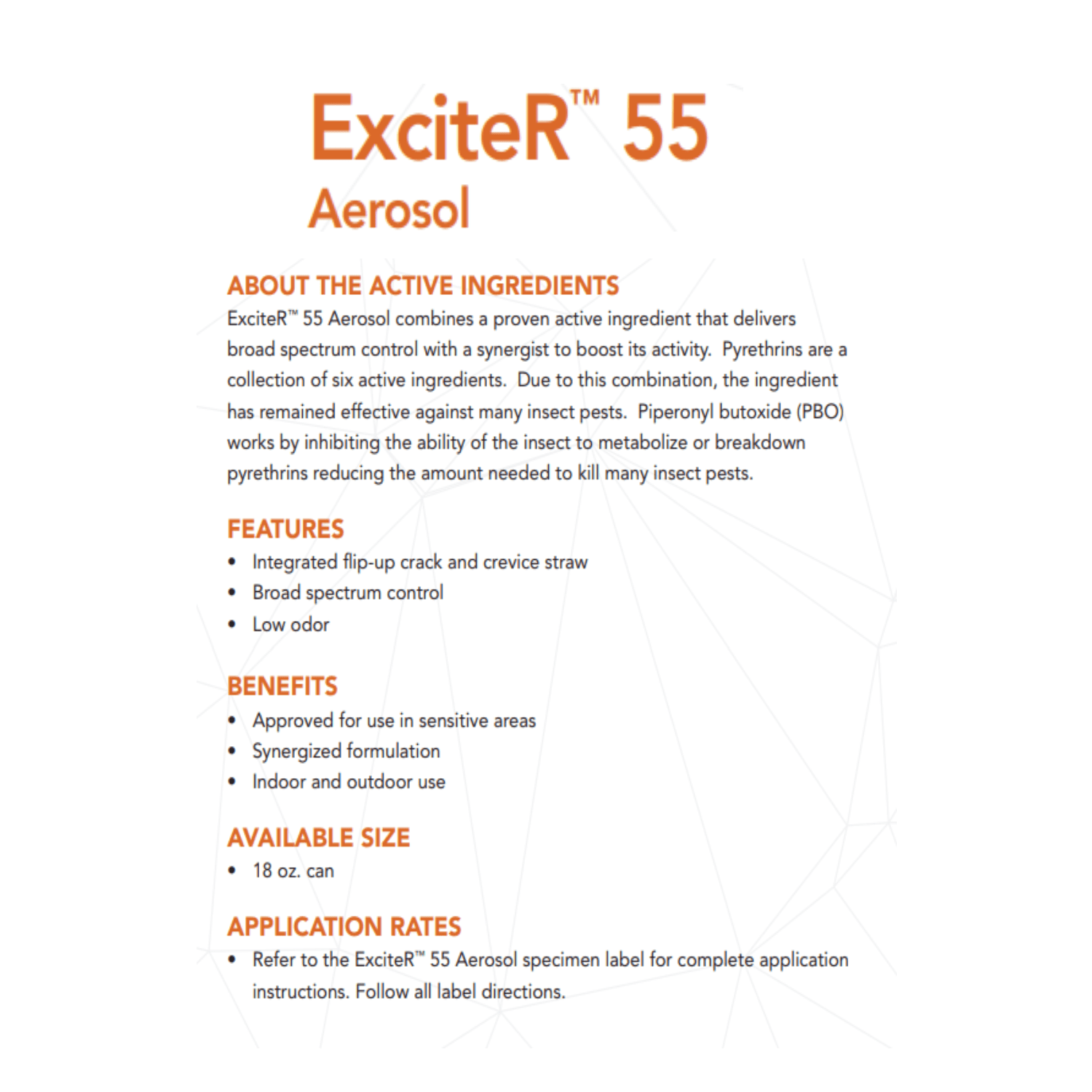 ExciteR 55 Aerosol - 18 fl oz Bottle by Zoecon