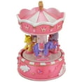 thumbnail image 5 of Northlight Children's Sleepy Time Animated Musical Carousel - 6.5" - Piink, 5 of 6
