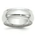 thumbnail image 1 of 14KW 8mm Half Round with Edge Band Size 11.5 Size 11.5, 1 of 3