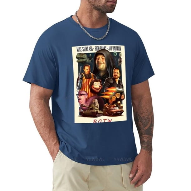Camiseta de verano para hombre camisa divertida con letras rojas de RLM Media BOTW gato