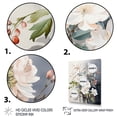 thumbnail image 3 of Designart "Orchids Flowers Asian Painting II" Asian Floater Framed Canvas Wall Art, 3 of 7