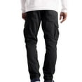 thumbnail image 6 of Men's Cargo Pants Mechanic Pants Mens Men's Outdoor Zip Cargo Pant Memory Boy Big Foam Men Work Twill Mens Slim Fit Size 1 Boy 9 Summer Trousers Casual Overalls Straight Black 2XL, 6 of 9