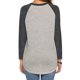 thumbnail image 4 of Mujer Manga Larga Camisetas Botón Cuello en V Color Empalme Casual Top para Ropa Diaria Gris Oscuro S, 4 of 6