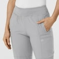 thumbnail image 5 of Wink W123 Women's Comfort Waist Cargo Jogger Scrub Pant, Grey, S Womens, 5 of 6