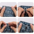 thumbnail image 4 of Ywmsfl Without Tools Waist Adjuster Clip Crystal Y Pin For Pants Skirts Alloy Fastener Skin Friendly Rounded Corners, 4 of 10