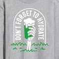 thumbnail image 3 of Instant Message - Don't Forget To Hydrate - Men's Long Sleeve T-Shirt, 3 of 6