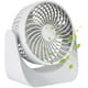 thumbnail image 1 of Mini Ventilador de Mesa USB con Batería Recargable - 3 Velocidades - Silencioso - USB - Fácil de Transportar - Blanco ER, 1 of 5