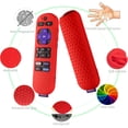 thumbnail image 3 of Silicone Case for Roku Express 4K+ Voice Remote RCA1R, Roku Voice Remote Cover RC-GZ1 Roku Streaming Stick 4K Silicone Sleeve with Lanyard(Blue), 3 of 4