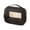 Black, variant on Clear Makeup Bag Small, 8.6x2.3x6.7'' Portable Toiletry Bag with Zipper Cosmetic Travel Bag Makeup Organizer Case for Purse Car Organizer Bag for Women Men - Black