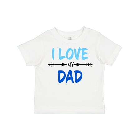 

Inktastic I Love My Dad Fathers Day Gift Toddler Boy or Toddler Girl T-Shirt