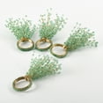 thumbnail image 4 of Saro Lifestyle Beaded Burst Design Napkin Ring (Set of 4), 4 of 5