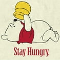 thumbnail image 2 of Men's Winnie the Pooh Stay Hungry Graphic Tee Beige Large, 2 of 4