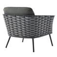thumbnail image 3 of Stance Outdoor Patio Aluminum Armchair, 3 of 7