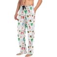 thumbnail image 4 of Top-kevin Men's Pajama Pants Soft Comfy Christmas Goose Sleep Lounge Pants Pjs Bottoms with Pockets, 4 of 7