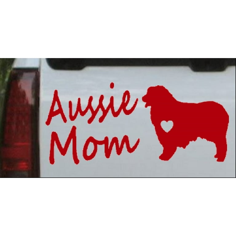 Australian Shepherd Aussie Mom Dog Car or Truck Window Decal Sticker -  Walmart.com