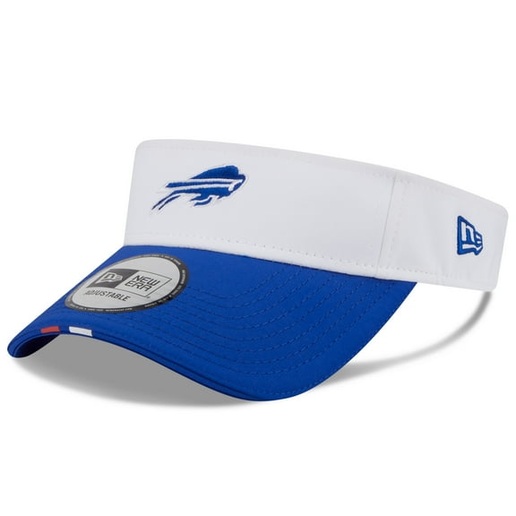 Men's New Era  White/Royal Buffalo Bills 2025 NFL Training Camp Adjustable Visor