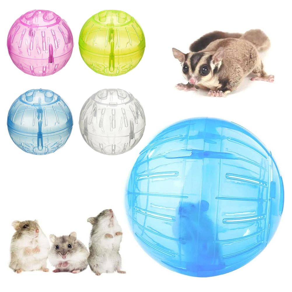 NOVELAR Clear Plastic Pet Activity Ball, 4 inch, Prevents Escapes While Allowing Natural Movement, Ideal for Hamster Playtime and Daily Exercise