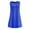 Blue, variant on MIANHT Dresses for Women, Plus Size Dresses, Women Casual Button Sleeveless Above Knee Dress Loose Party Mini Dress